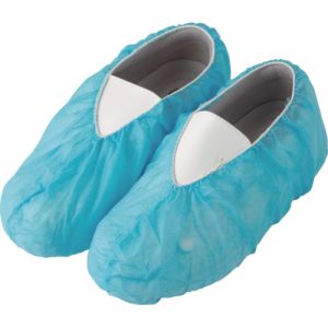 川西工業 川西 7050BL 不織布使いきりシューズカバー ブルー 100枚入り 12個 メーカー直送 代引不可 北海道沖縄離島不可