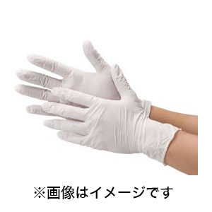 川西工業 川西工業 2060 ニトリル使いきり手袋 粉なし 250枚 ホワイト Lサイズ