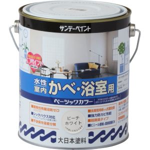 サンデーペイント サンデーペイント #260669 水性室内かべ浴室アイボリー 1600ml