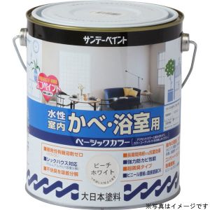 サンデーペイント サンデーペイント #260737 水性室内かべ浴室白 1600ml