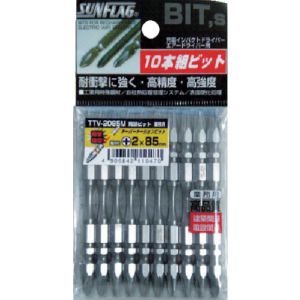 新亀製作所 サンフラッグ SUNFLAG サンフラッグ TTV-2085M テーパースリムトーションビット10本組 2X85 新亀製作所 SUNFLAG