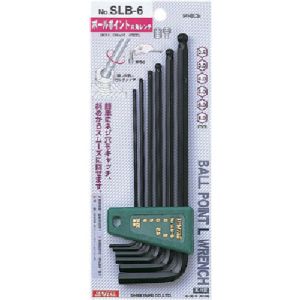 新亀製作所 サンフラッグ SUNFLAG サンフラッグ SLB-6 ボールポイントレンチセット6本組2.5～8.0mm 新亀製作所 SUNFLAG