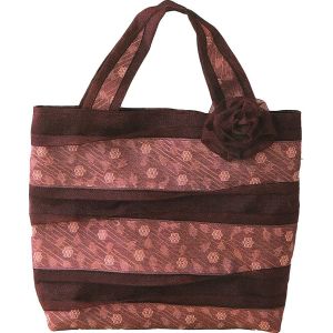 パナミ  Panami パナミ 手芸キット タタミテープ で作る お花のおでかけバッグ エンジ T-32 Panami PAN-T32 タカギ繊維