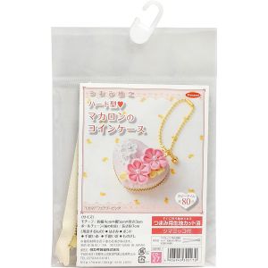 パナミ  Panami パナミ つまみ細工 ハート型マカロンコインケース フェアリーピンク 製作キット CO-27 Panami CO27 タカギ繊維