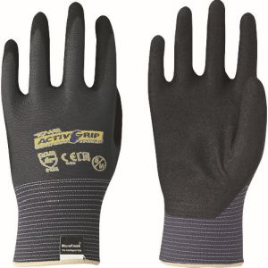 東和コーポレーション トワロン 532-8M ニトリル背抜き手袋 ActiveGrip Advance 8/M 10個 東和コーポレーション