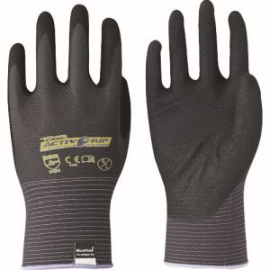 トワロン トワロン 532-9L ニトリル背抜き手袋 ActiveGrip Advance 9/L