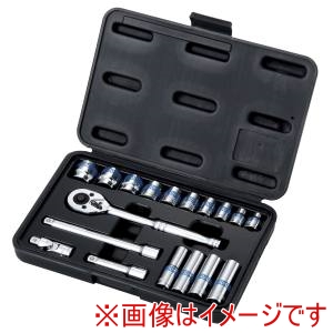 高儀 GIS 高儀 ソケットセット 18P SWS-300 GIS