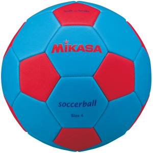 ミカサ MIKASA ミカサ スマイルサッカー4号 マシーン縫い STPEF4-SBLR STPEF4SBLR