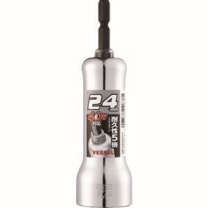 ベッセル VESSEL ベッセル MTA202411 超剛鍛ミラーソケット 対辺24mm MTA202411