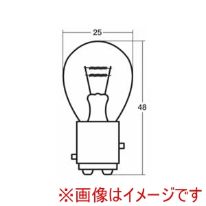 スタンレー電気 STANLEY  スタンレー電気 A4887M ダブル球 24V25/10W S25 /入数:1箱 10個入り 