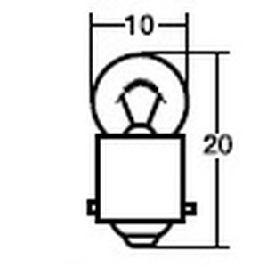スタンレー電気 STANLEY スタンレー A62B パネル、メーター用電球 6V 3W G10 BA9S 10個入 STANLEY