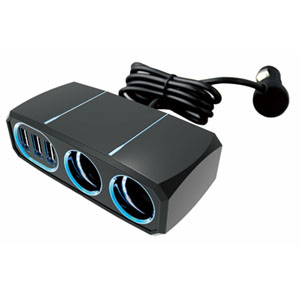 カシムラ kashimura カシムラ KX-212 2連セパレートソケット 3リバーシブルUSB自動判定 7.2A