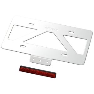 デイトナ DAYTONA デイトナ 99681 軽量ナンバープレートスタビライザー リフレクター付き クリアー Lサイズ 126cc以上用 DAYTONA