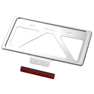 デイトナ DAYTONA デイトナ 99671 軽量ナンバープレートホルダー リフレクター付き クリアー Lサイズ 126cc以上用 DAYTONA