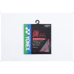 ヨネックス YONEX ヨネックス 強チタン 0.70mm レッド BG65TI 001 YONEX
