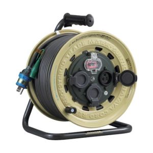 ハタヤリミテッド HATAYA ハタヤ BX-501K 屋外用 サンタイガーレインボーリール 単相100V 50m アース ブレーカー付 メーカー直送 代引不可 沖縄 離島不可