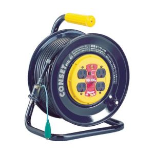 ハタヤリミテッド HATAYA ハタヤ KB-30K コンセント盤固定型ブレーカーリール 単相100Vアース付 30m