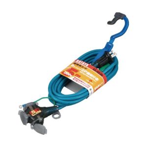 ハタヤリミテッド HATAYA ハタヤ SX-053K-B 2P接地付延長コード 5m グレーブルー