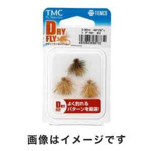 ティムコ TIEMCO ティムコ D-08セット エルクヘアカディス ダークカラー 16 TIEMCO