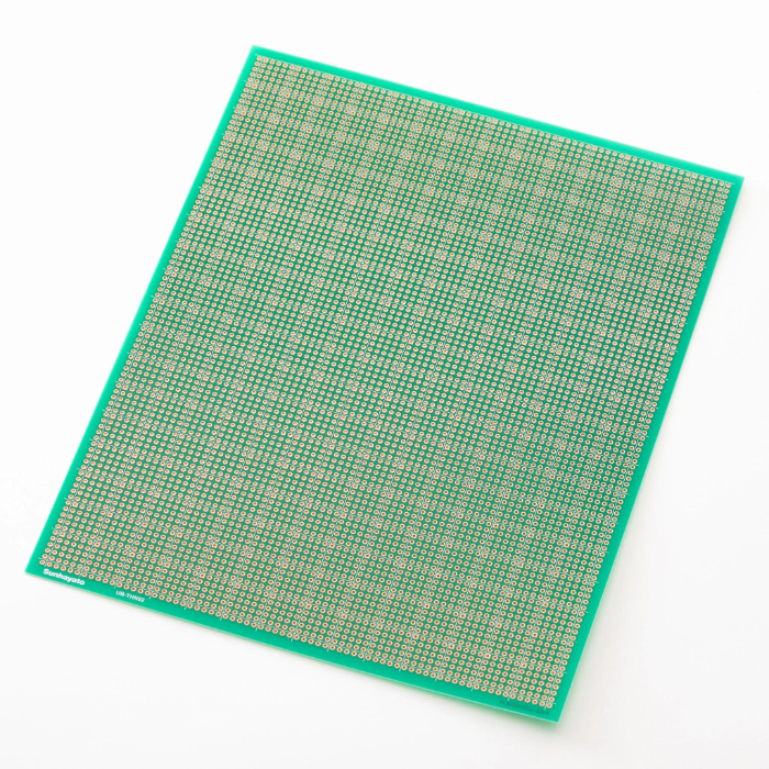 サンハヤト Sunhayato サンハヤト UB-THN02 薄型ユニバーサル基板 ガラスエポキシ両面 190×240×0.4t Sunhayato