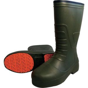 喜多 喜多 KR7030-GRE-LL 柔らかいEVA安全ラバーブーツ グリーン LL 26.5～27.0