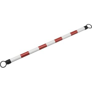 日本緑十字社 緑十字 122303 トラ柄コーンバー 赤/白 コーンバーC 小 54mm Φ×1.5m 反射タイプ ABS樹脂