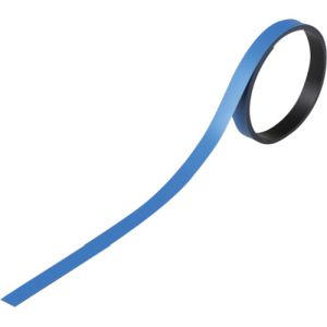 日本緑十字社 緑十字 312016 テープ状カラーマグネット 青 マグネ10B 10mm 幅×1m×0.8mm 3本組