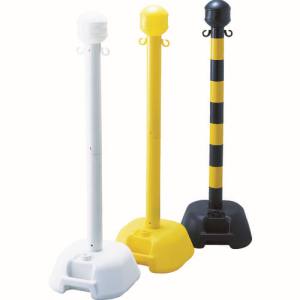 日本緑十字社 緑十字 142001 チェーンスタンド ボーダースタンド 白 BD-W 1122×330mm