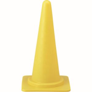 日本緑十字社 緑十字 116013 カラーコーン 黄 高さ700mm RC-1Y ベース385mm角 ポリエチレン製 メーカー直送 代引 北海道沖縄離島不可