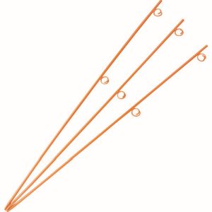 日本緑十字社 緑十字 282060 ロープ張り支柱 2段式 オレンジ ロープガイド-1500YR 16Φ×1500mm スチール製 メーカー直送 代引 北海道沖縄離島不可