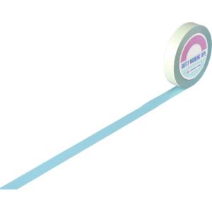 日本緑十字社 緑十字 148028 ガードテープ ラインテープ 水色 GT-251SB 25mm 幅×100m 屋内用