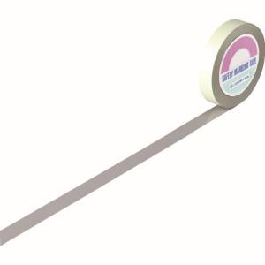 日本緑十字社 緑十字 148049 ガードテープ ラインテープ グレー GT-252GL 25mm 幅×20m 屋内用