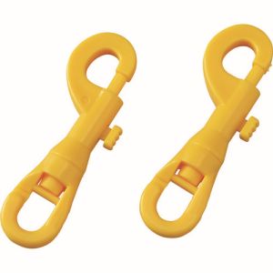 日本緑十字社 緑十字 284170 プラスチックチェーン用ジョイント 黄 SNP-Y 全長99mm 対応線径 10/12mm 以下 2個組 ナイロン