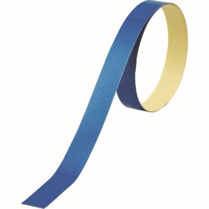 日本緑十字社 緑十字 235114 ヘルメット用ラインテープ 青 HL-G 大 15mm 幅×700mm 10本組 反射タイプ