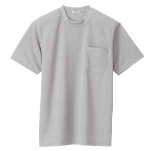 アイトス アイトス 10576-004-SS 吸汗速乾 クールコンフォート 半袖Tシャツ ポケット付 男女兼用 グレー SSサイズ