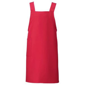 アイトス アイトス HS2506 胸当てエプロン レッド フリーサイズ