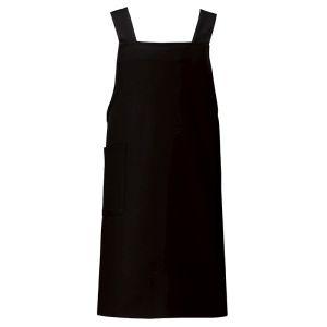 アイトス アイトス HS2506 胸当てエプロン ブラック フリーサイズ