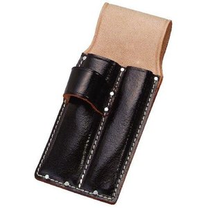 コヅチ KOZUCHI コヅチ SC-15 黒床皮ノミ・ゲンノーケース2丁入 1寸、1寸4分 厚用