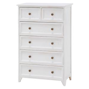 萩原 萩原 MCH-5387AW チェスト アンティークホワイト メーカー直送 代引不可 北海道沖縄離島不可