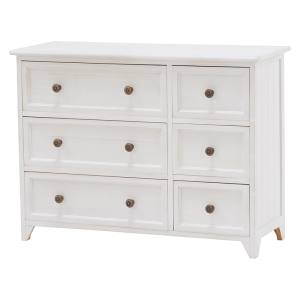 萩原 萩原 MCH-5388AW ローチェスト アンティークホワイト メーカー直送 代引不可 北海道沖縄離島不可