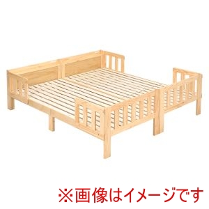 萩原 萩原 MB-5064S-NA-2S シングル ベッド 2台組 ナチュラル メーカー直送 代引不可 北海道沖縄離島不可