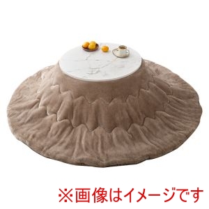萩原 萩原 アイナ68MWH メレンゲKF190R-BE こたつ うす掛け 布団 2点セット マーブルホワイト ベージュ メーカー直送 代引不可 北海道沖縄離島不可