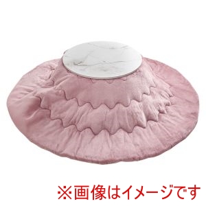 萩原 萩原 アイナ68MWH メレンゲKF190R-PI こたつ うす掛け 布団 2点セット マーブルホワイト ピンク メーカー直送 代引不可 北海道沖縄離島不可