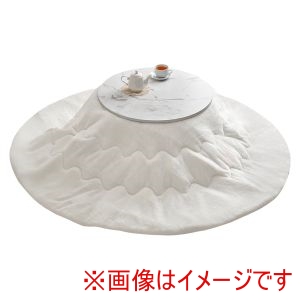 萩原 萩原 アイナ68MWH メレンゲKF190R-WH こたつ うす掛け 布団 2点セット マーブルホワイト ホワイト メーカー直送 代引不可 北海道沖縄離島不可