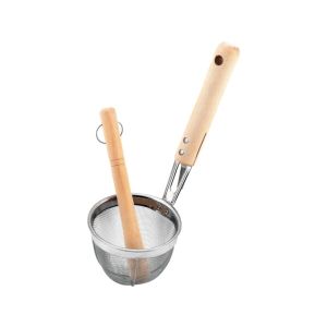 ミネックスメタル MINEX ミネックスメタル 18-8 木柄 みそこし 小