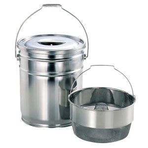 ミネックスメタル MINEX ミネックスメタル 18-8 バケット2 水切りタイプ 18L 中目