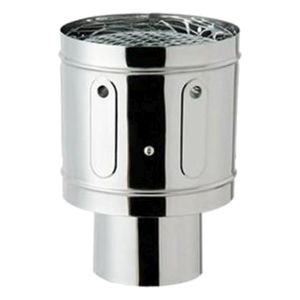 ホンマ製作所 ホンマ製作所 12006 ステンレス NEWトップ ボイラー用 ハゼ折り煙突 シングル 煙突径φ106mm