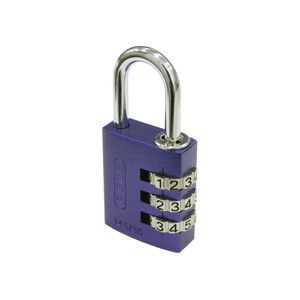 アバス ABUS アバス 145-30 ナンバー可変式南京錠 30mm パープル ABUS