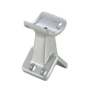 シロクマ シロクマ BR-124 E形ブラケット出隅受 35 シルバー