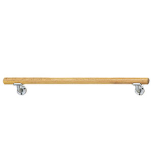 シロクマ シロクマ BR-500 ミニ手摺L受 800mm シルバー Lオーク